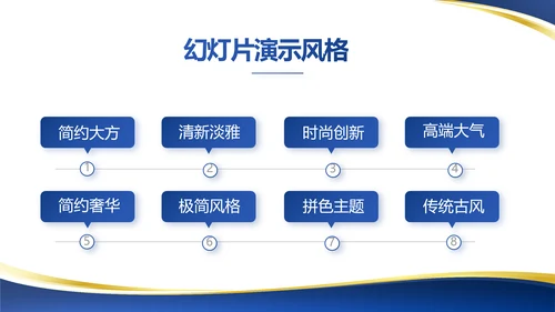 蓝色大气总裁培训心得体会动态PPT