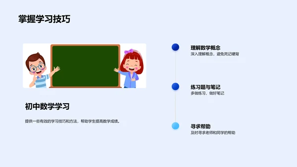 初中数学导引PPT模板