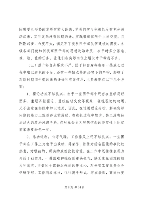 共青团干部队伍建设的调查与思考 (5).docx