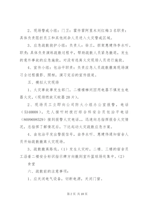 宿舍楼火灾应急预案演练方案.docx