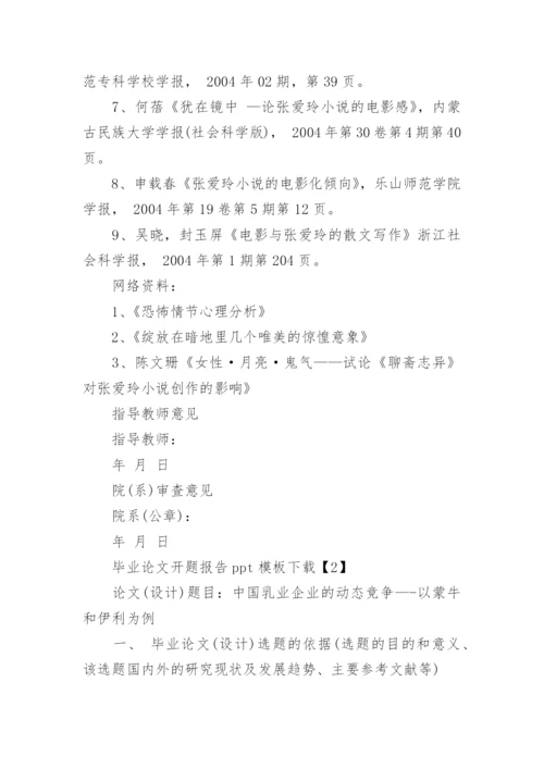 毕业论文开题报告ppt下载.docx