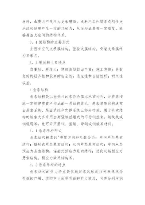 跨度空间结构研究的论文.docx