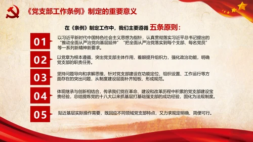 中国共产党支部工作条例学习解读党课PPT