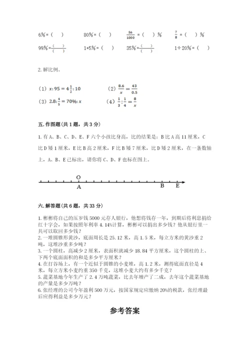 小升初六年级期末试卷及完整答案【考点梳理】.docx