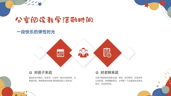红蓝卡通幼儿语言教育学习PPT课件幼儿园教师培训