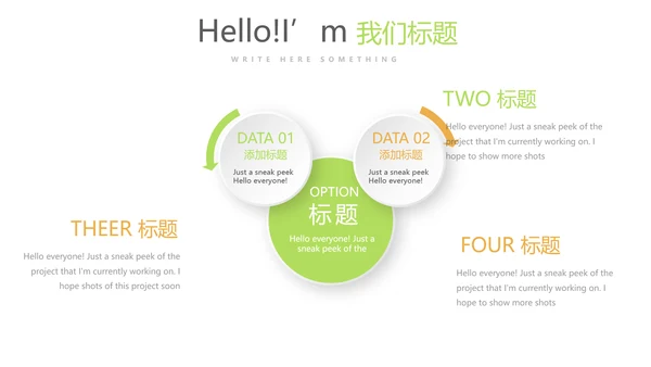 绿色简约口腔健康护理动态PPT