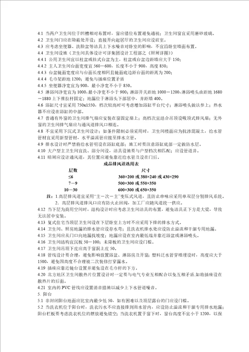 某地产设计标准