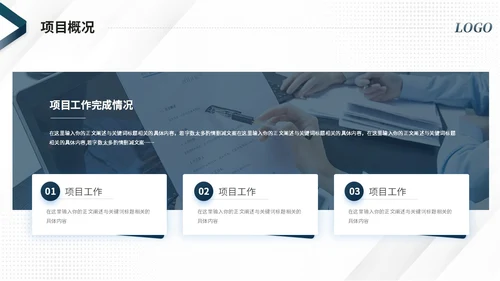 大气简约商务项目复盘报告工作总结汇报ppt模板