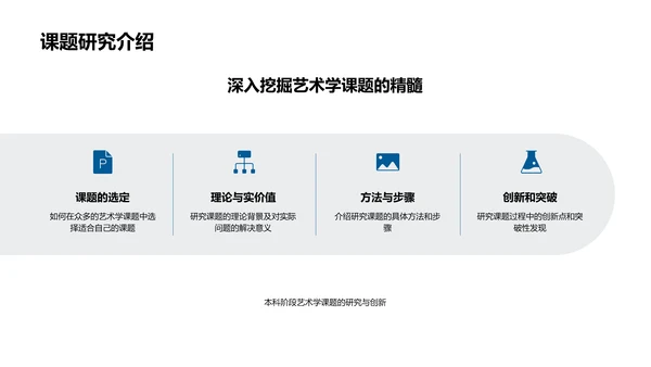 本科艺术学答辩报告PPT模板