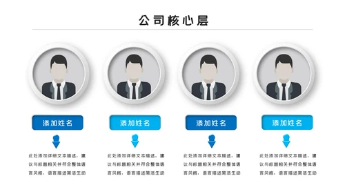 2021蓝色商务新员工入职培训动态PPT模板