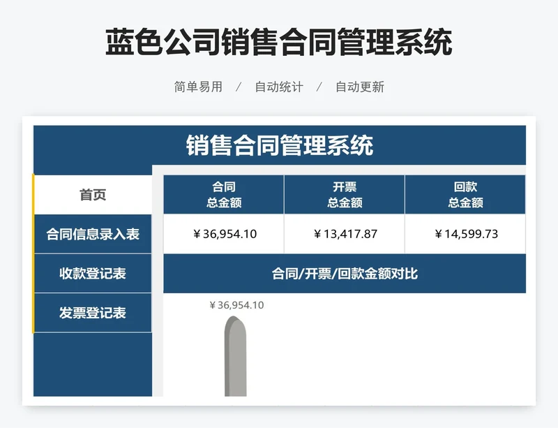 蓝色公司销售合同管理系统
