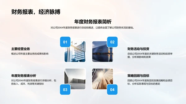 财务季度报告PPT模板