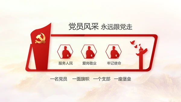 建党100周年大会七一讲话ppt党课
