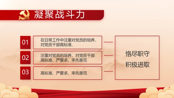 红色大气入党基础知识培训课程动态PPT模板