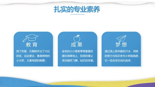 绘画美术教学工作汇报动态PPT