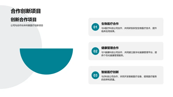 医疗保健创新报告PPT模板