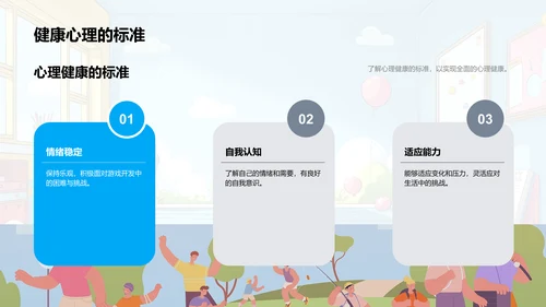 心理健康学习报告PPT模板