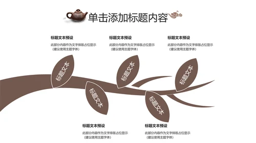 中国风茶文化茶叶产品介绍PPT模板