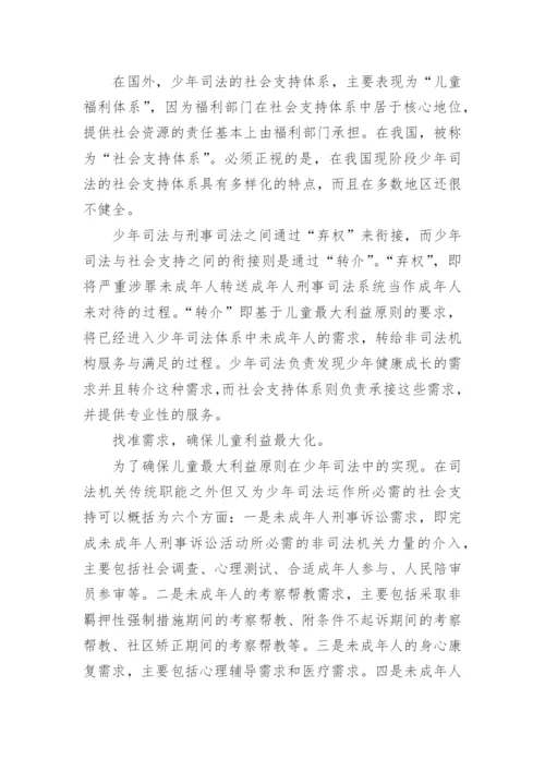 少年司法制度的现代化分析论文.docx