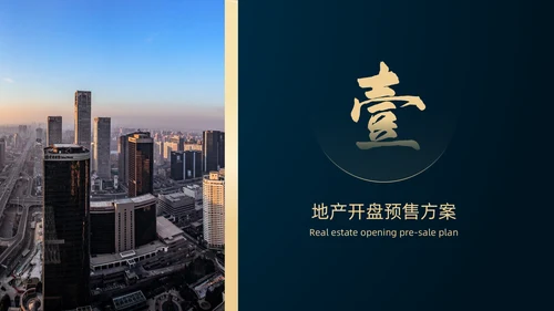 高端房地产开发商业地产开盘通用PPT模板