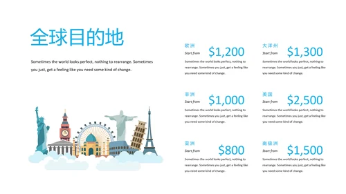 简洁旅行度假旅行社宣传旅游动态PPT模板