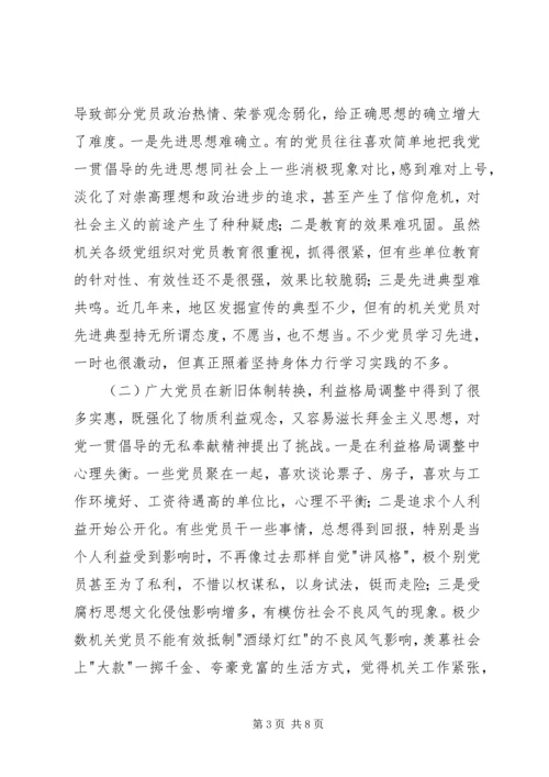 党员先进教育的几点思考.docx