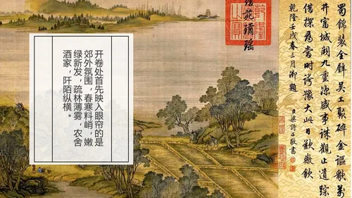 复古中国风清明上河图PPT课件