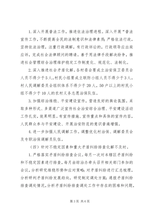 关于XX镇社会治安综合治理情况汇报.docx