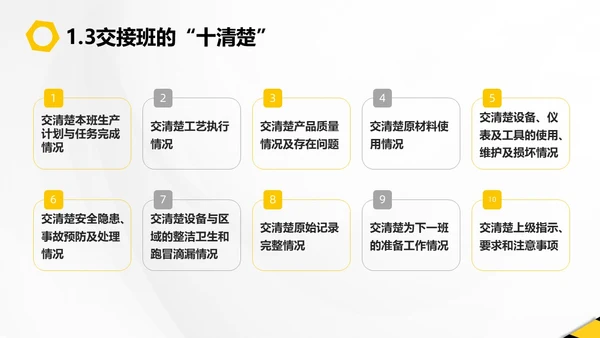 黄黑插画风现场管理PPT模板