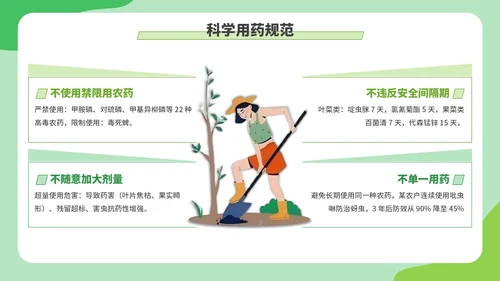 绿色创意卡通风现代农业种植技术PPT模板