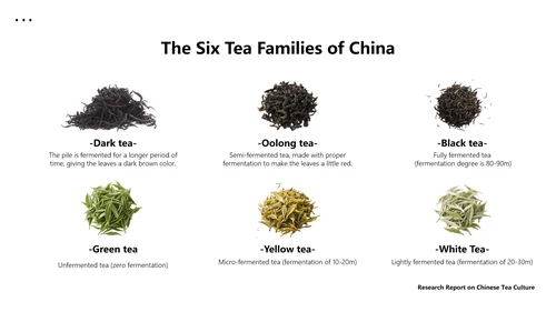 绿色简约中国茶文化研究英语演讲