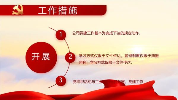 党支部选举换届大会年终工作总结PPT