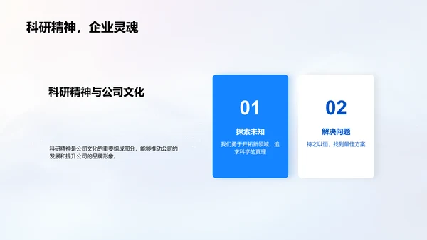 公司文化中的科研精神