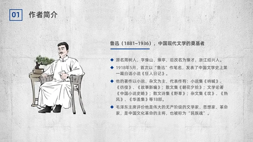 蓝色简约复古呐喊读书分享PPT