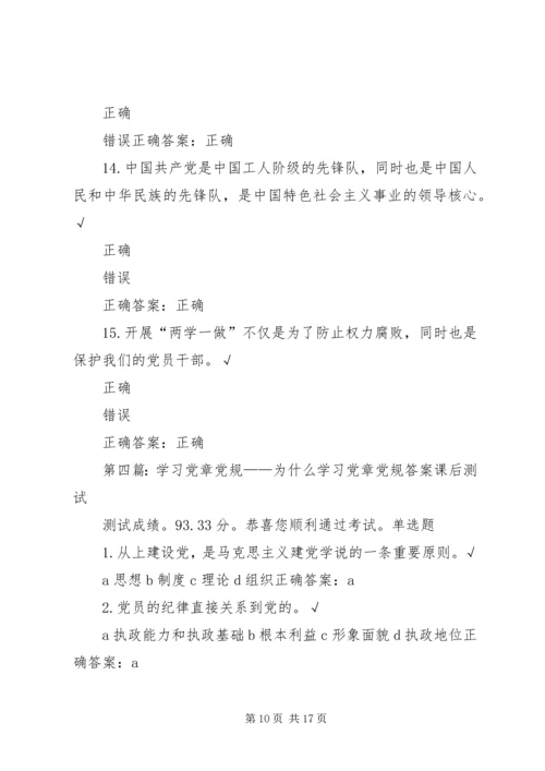 党章党规学习的意义.docx