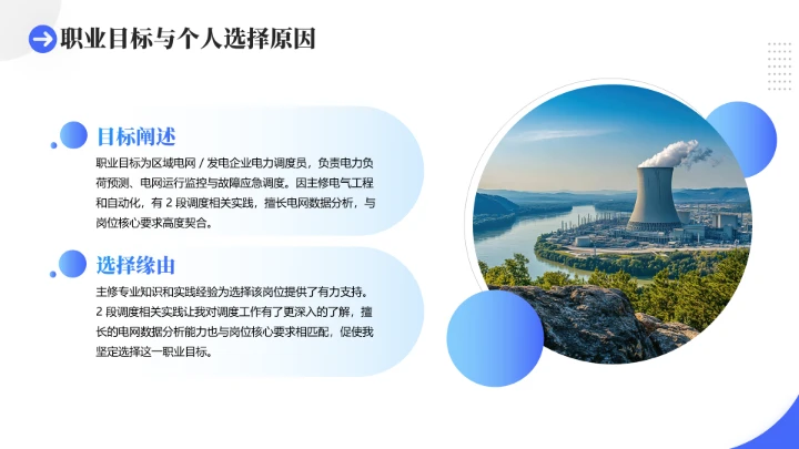 电气工程和自动化专业大学生求职个人能力综合展示职业生涯规划通用PPT模版