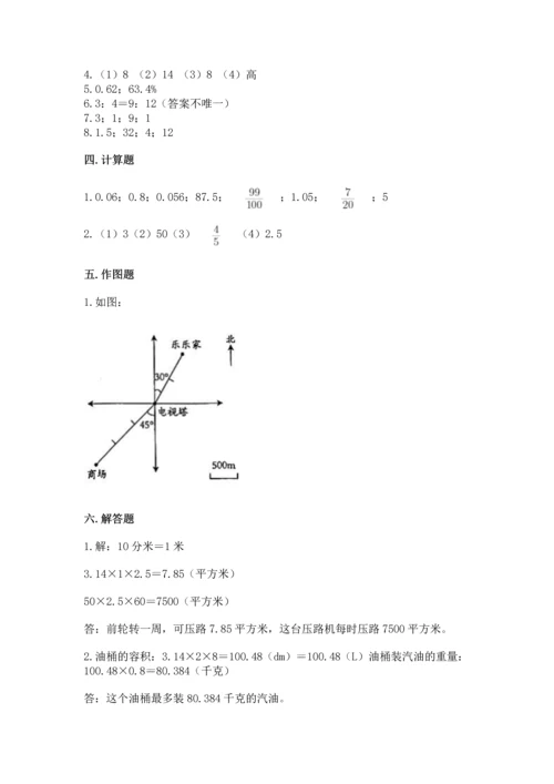 小学六年级下册数学期末测试卷及参考答案【典型题】.docx