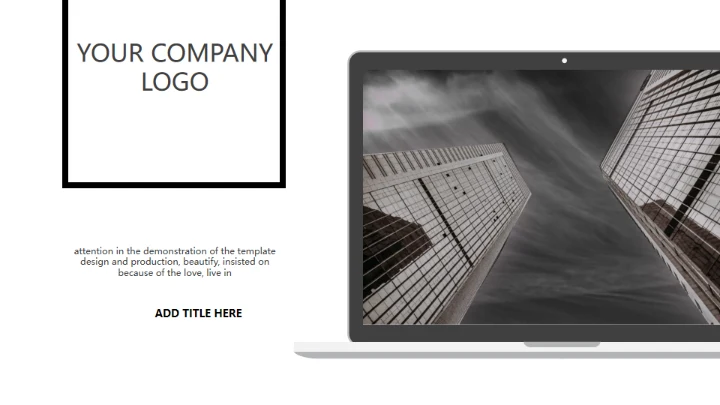 黑白欧美风各类型通用PPT模板