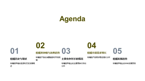 柑橘产业未来展望