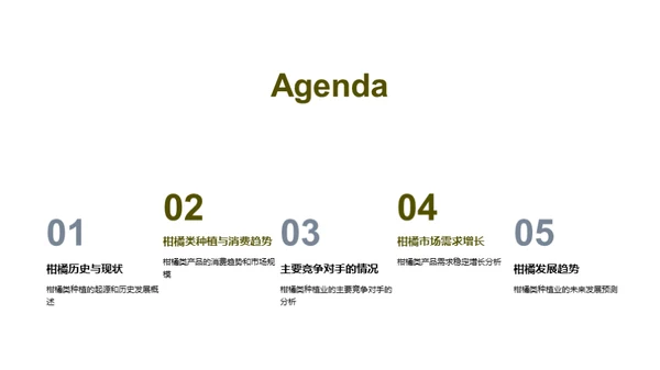 柑橘产业未来展望