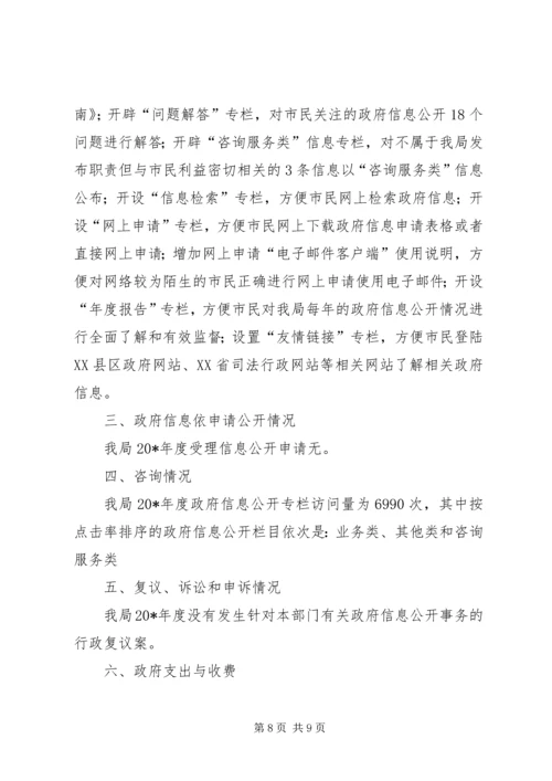 司法局政府信息报告.docx