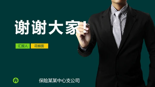 保险公司商务宣传推广通用PPT模板