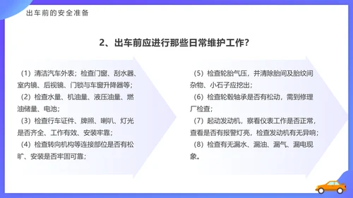 驾驶员行车安全知识培训课件PPT模板