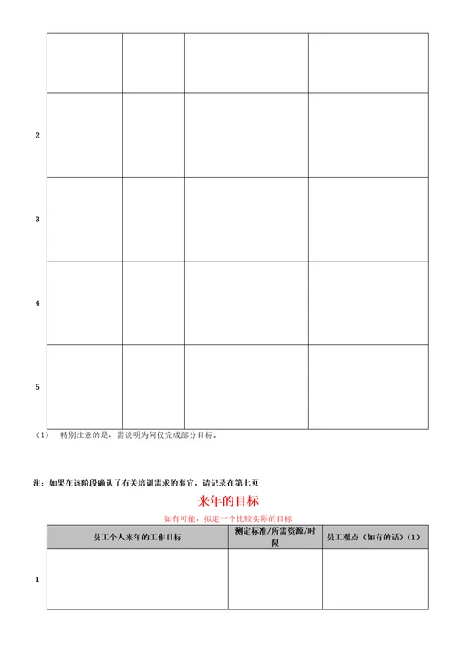 某外资企业年度绩效评估表9页