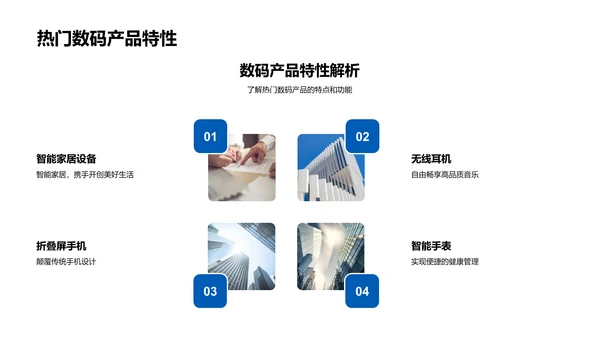 数码科技产品讲解PPT模板