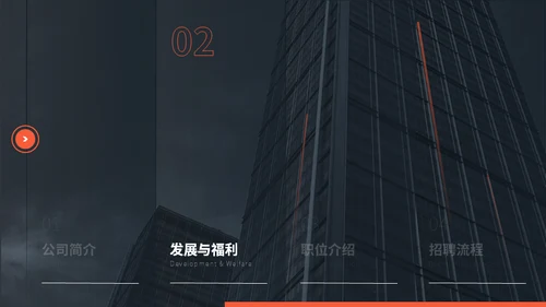 企业校招职位介绍公司宣传通用PPT模板