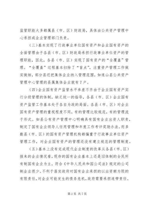 国资监管情况年度工作报告 (2).docx