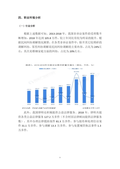 16页6000字法学专业职业生涯规划.docx