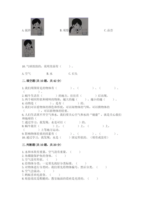 教科版一年级下册科学期末测试卷精品（能力提升）.docx