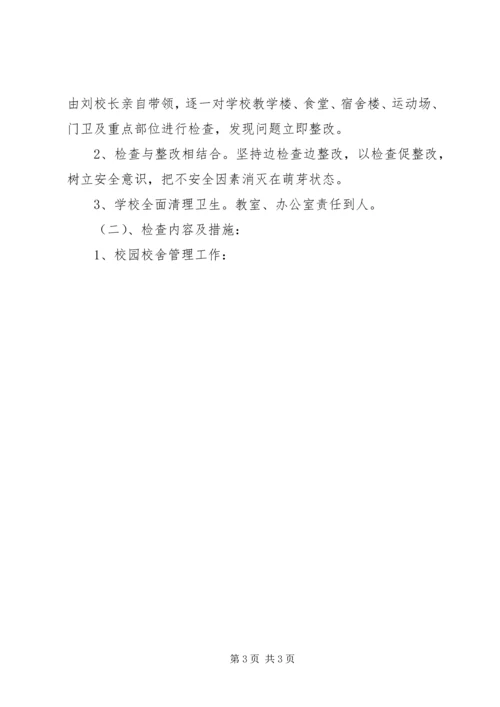 小学春季校园安全工作自检自查报告_1.docx
